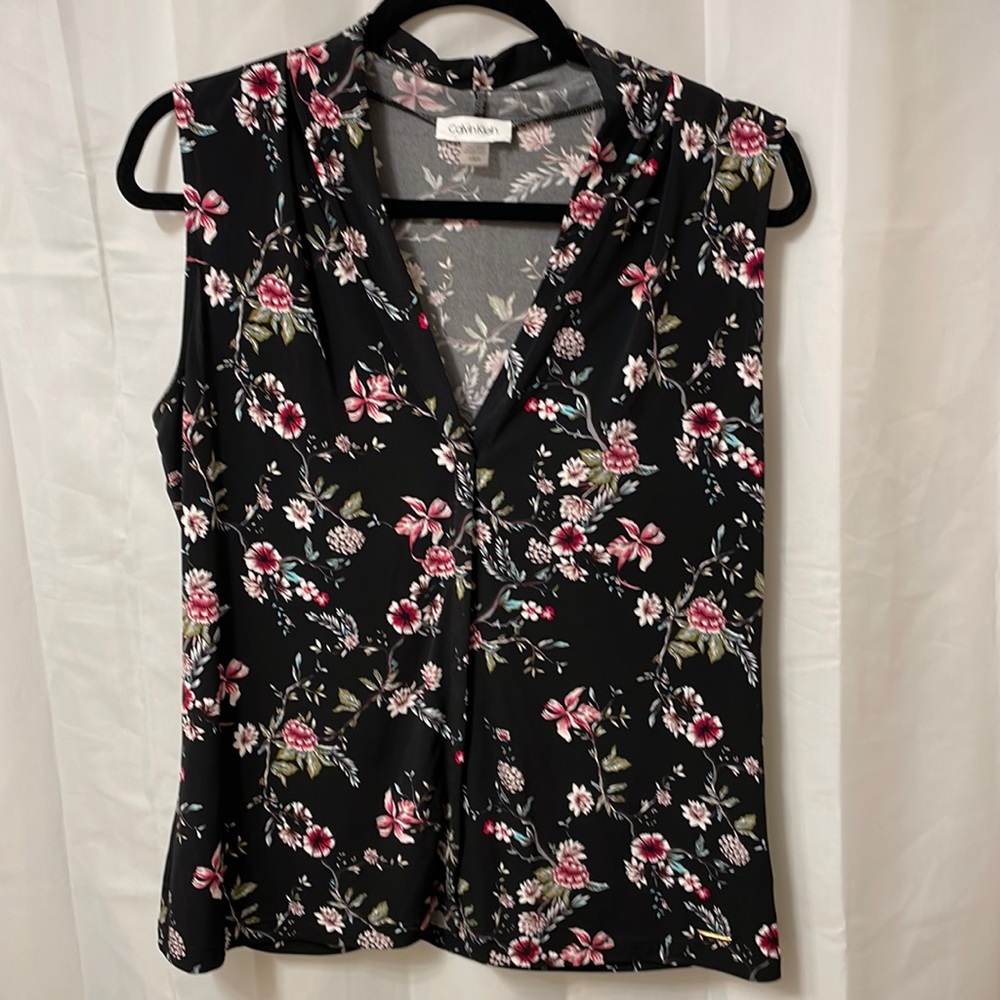 Calvin Klein sleeveless blouse